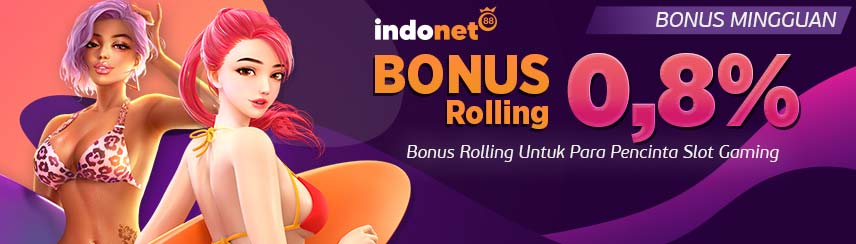 BONUS ROLLINGAN SLOTGAME 0,8%