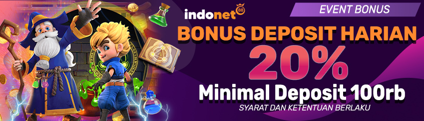BONUS DEPOSIT HARIAN 20%