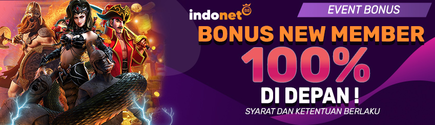 BONUS NEW MEMBER 100% DI DEPAN !
