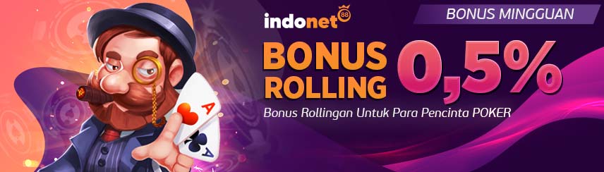 BONUS ROLLINGAN POKER 0,5%